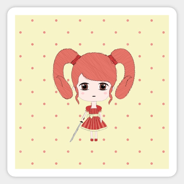 Aries Girl Sticker by TheBanannaTheory